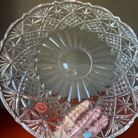 Vintage Hand cut crystal plater - Picture 4 of 6